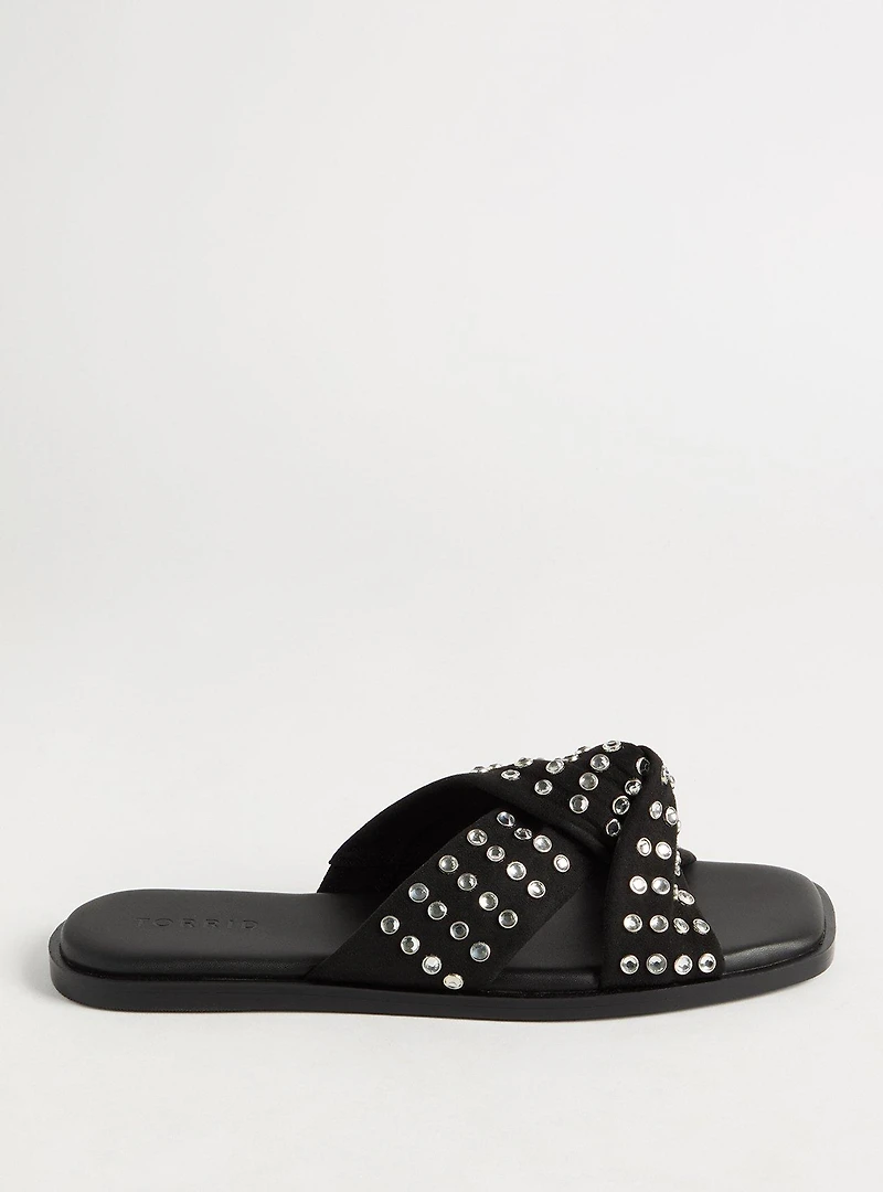 Rhinestone Knot Slide (WW