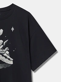 Lace Cherub Oversized Heritage Jersey Tunic Tee