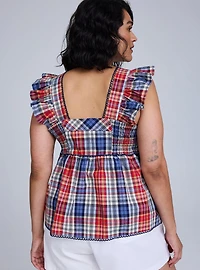 Belle Isle Ruffle Babydoll Top