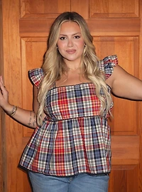 Belle Isle Ruffle Babydoll Top