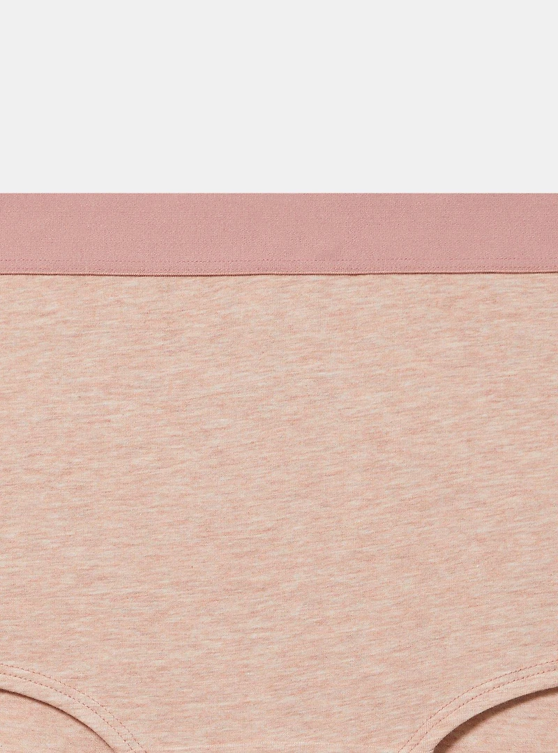 Mid-Rise Cotton Boyshort Panty