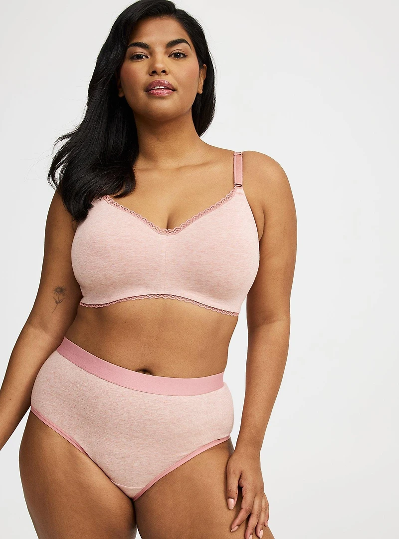 Mid-Rise Cotton Cheeky Panty