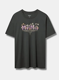 Mama Floral Oversized Heritage Jersey Tunic Tee