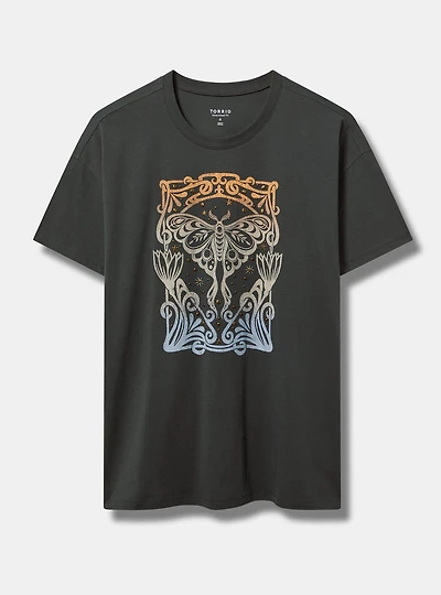 Moth Stars Oversized Tunic Tee