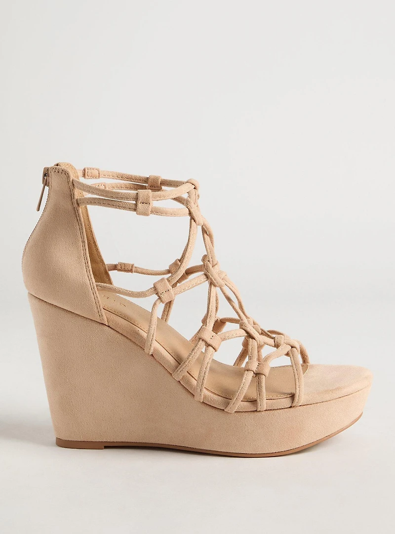 Knotted Caged Platform Wedge (WW