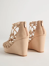 Knotted Caged Platform Wedge (WW