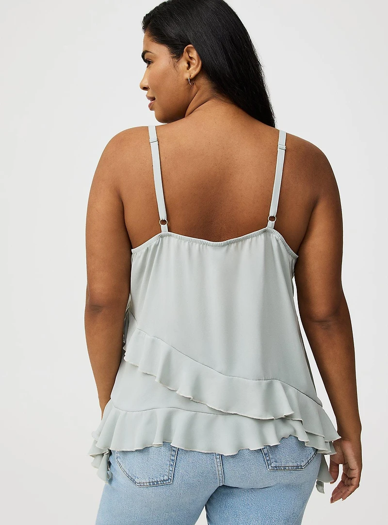 Georgette Ruffle Cami