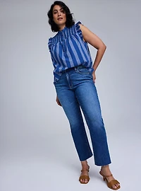 Belle Isle Sky High Crop Kick Boot Jean