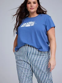Belle Isle High-Rise Straight Leg Pleated Trouser Jean