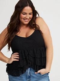 Tiered Babydoll Tank