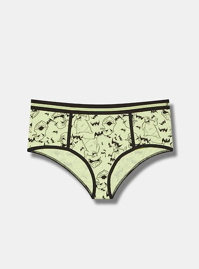 Oogie Boogie Mid-Rise Cotton Cheeky Panty