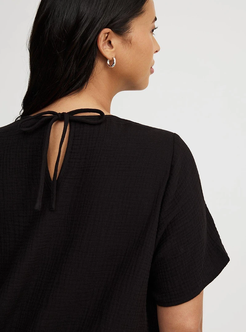 Short Sleeve Tiered Top