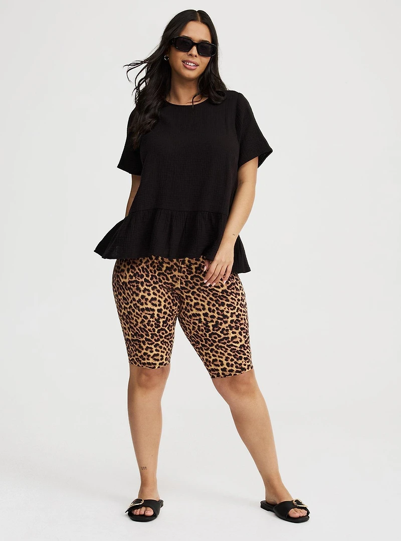 Short Sleeve Tiered Top