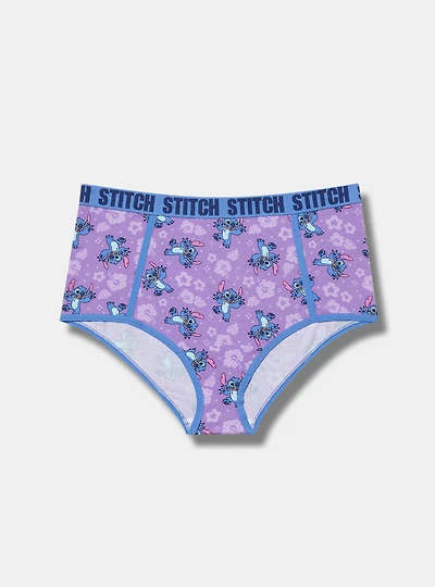 Stitch Mid-Rise Cotton Brief Panty