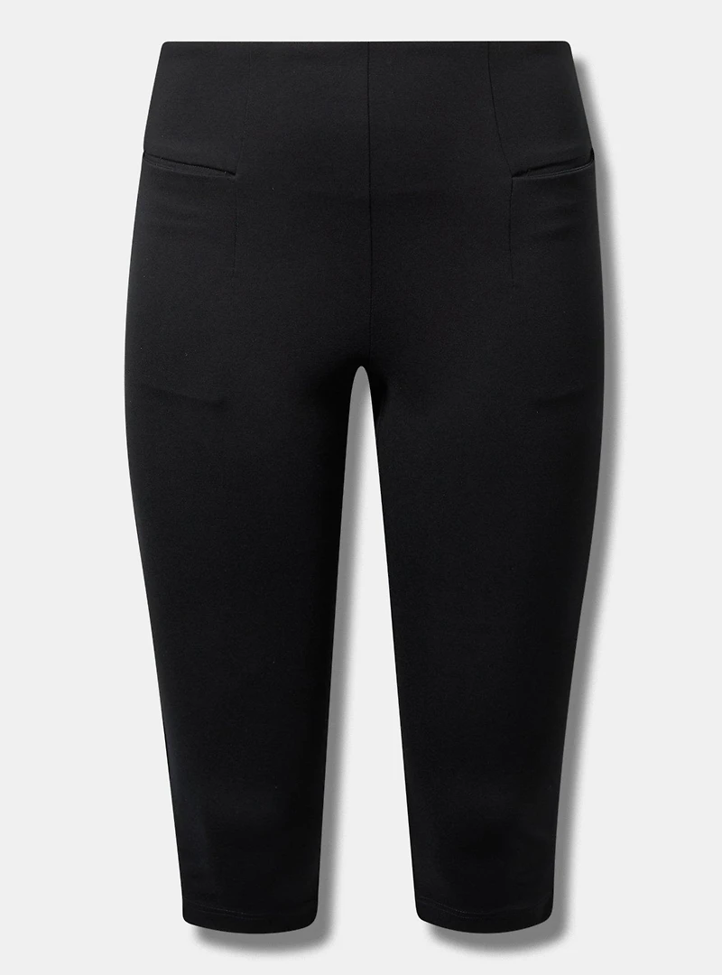 Pull-On High-Rise Capri Pant