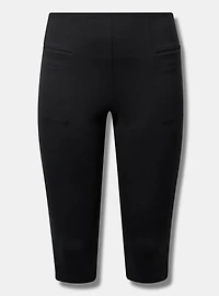 Pull-On High-Rise Capri Pant