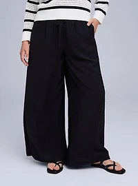 Belle Isle High-Rise Pull-On Wide Leg Pant