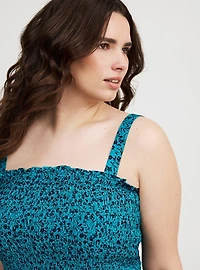 Smocked Tube Jumpsuit