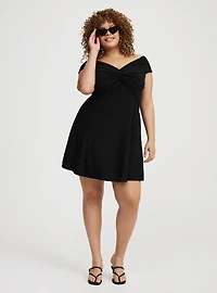 Off-Shoulder Mini Dress