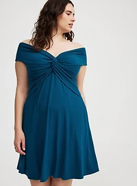 Off-Shoulder Mini Dress