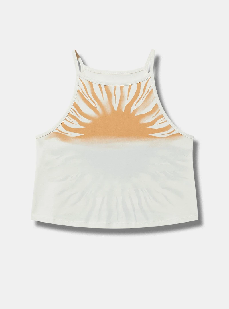 Sun Foxy High-Neck Crop Tank