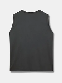 Don't Care Relaxed Cotton Jersey Tank
