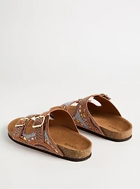 Beaded Double Buckle Slide (WW