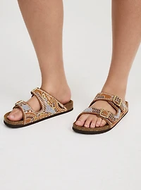 Beaded Double Buckle Slide (WW