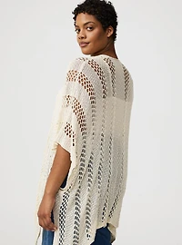 Open Knit Ruana