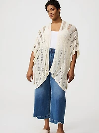 Open Knit Ruana