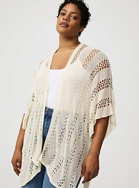 Open Knit Ruana