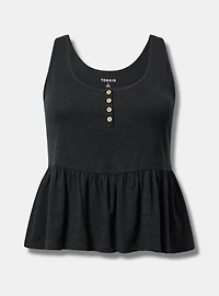 Babydoll Henley Top