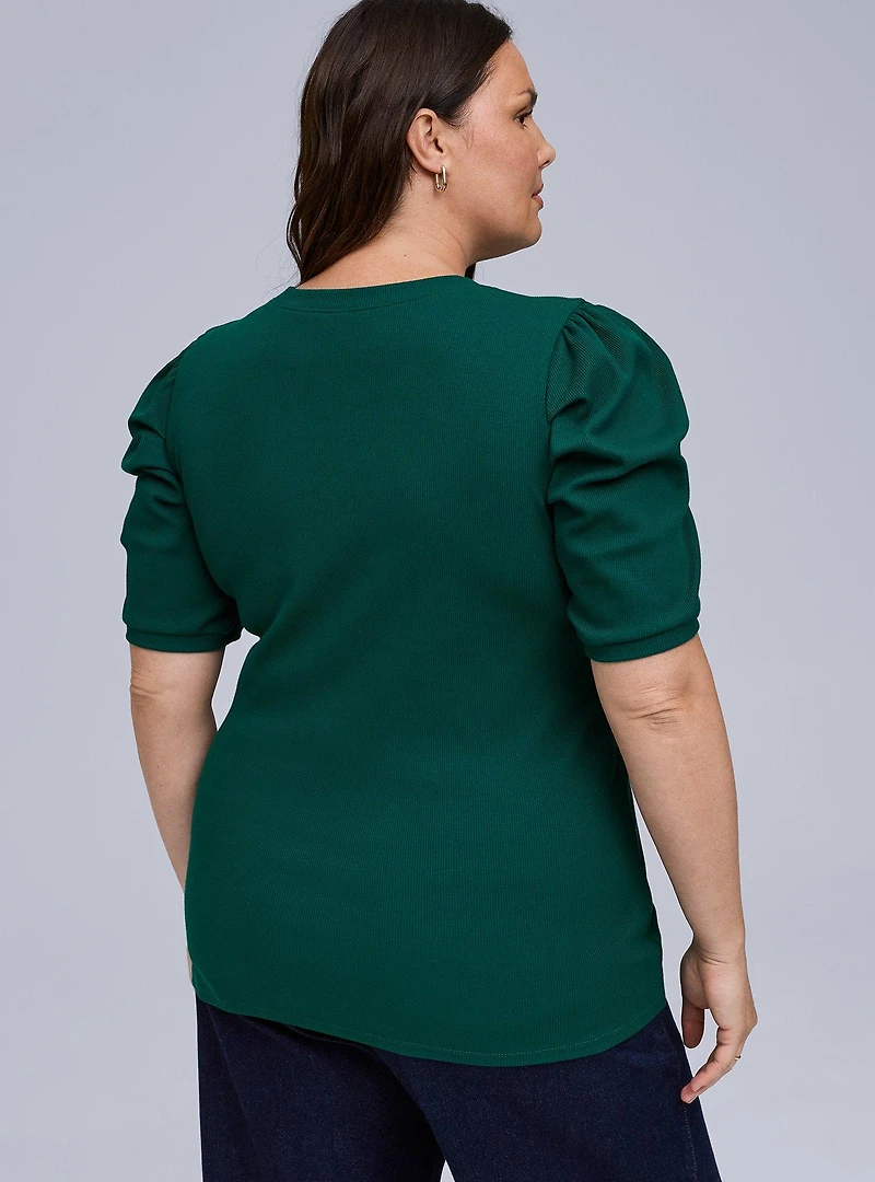 Belle Isle Puff Sleeve Tee