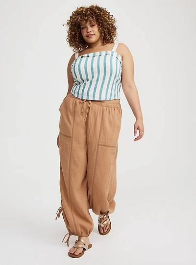 Pull-On High-Rise Relaxed Jogger