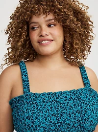 Smocked Ruffle Tank