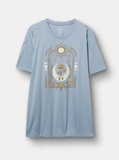Summer Celestial Oversized Heritage Jersey Tee