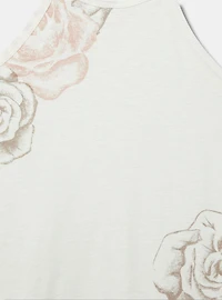 Roses Heritage Slub High-Neck Tank