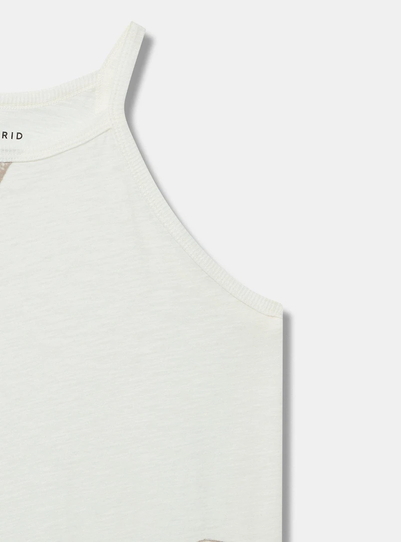 Roses Heritage Slub High-Neck Tank