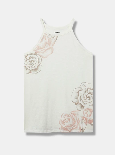 Roses Heritage Slub High-Neck Tank
