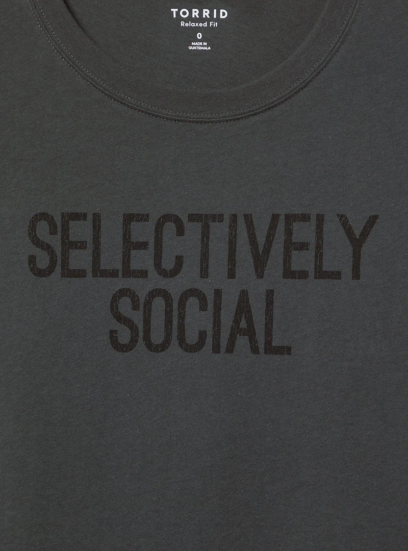 Selectively Social Relaxed Heritage Jersey Tank