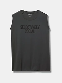 Selectively Social Relaxed Heritage Jersey Tank