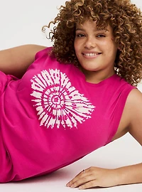Tie-Dye Heart Relaxed Heritage Jersey Tank