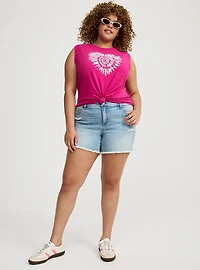 Tie-Dye Heart Relaxed Heritage Jersey Tank