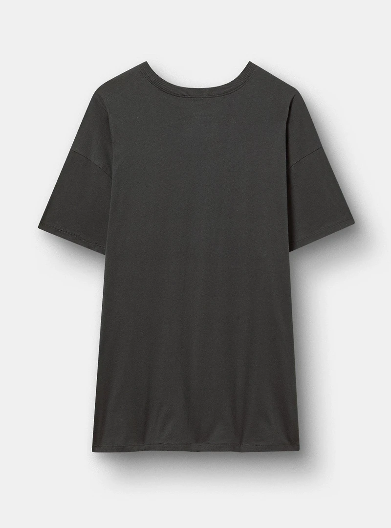 Floral Heart Oversized Heritage Jersey Tunic Tee