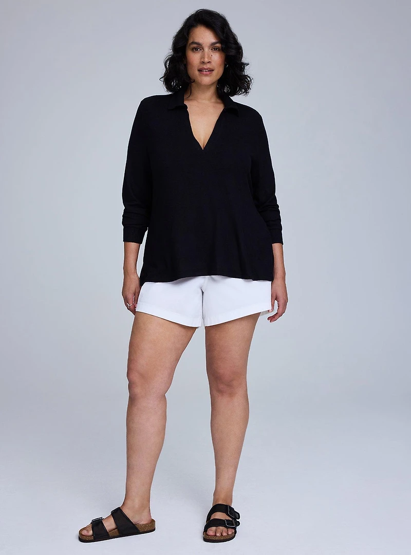 Belle Isle Collared Top