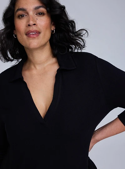 Belle Isle Collared Top