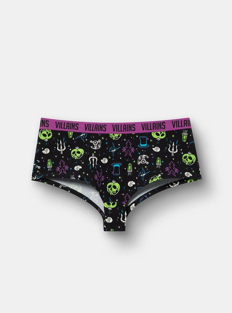 Disney Villains Mid-Rise Boyshort Panty