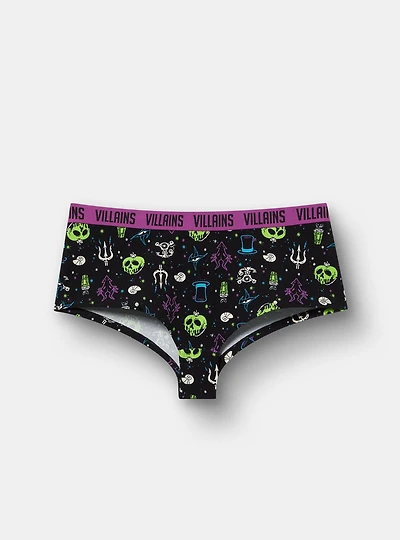 Disney Villains Mid-Rise Boyshort Panty