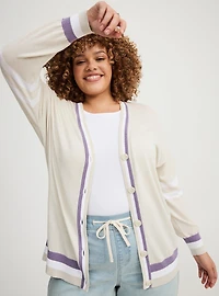 Drop Shoulder Cardigan