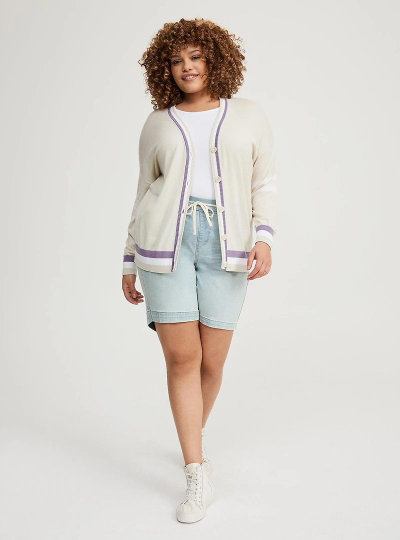 Drop Shoulder Cardigan